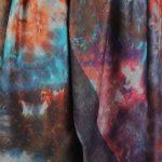 Delikatny szal kaszmirowy z dodatkiem jedwabiu mgiełka, miedziany kolor, damski, w uniwersalnym rozmiarze 70x200cm.