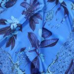 Elegancka mała apaszka jedwabna gawroszka 65x65 Marina D'Este.