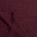 Szal wełniany burgundowy jednokolorowy żakardowy paisley 70x200 do sukienki lub płaszcza