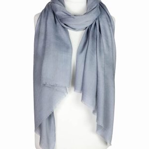 Elegancki szal wełniany wieczorowy do sukienki 70x200 damski