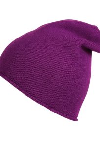 alt="czapka kaszmirowa damska burgundowa krasnal slouchy beanie ciepła zimowa"