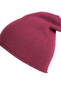 alt="czapka kaszmirowa damska dusty pink krasnal slouchy beanie ciepła zimowa"