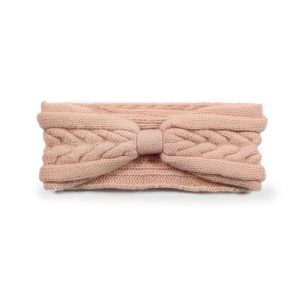 alt="Ciepła Opaska z kaszmiru beżowa jesienno-zimowa"