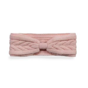 alt="Stylowa opaska kaszmirowa różowa jesienno-zimowa na głowę"