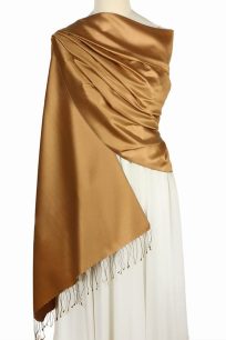 alt="Miedziany szal jedwabny 70x200 z naturalnego jedwabiu – elegancki dodatek damski"